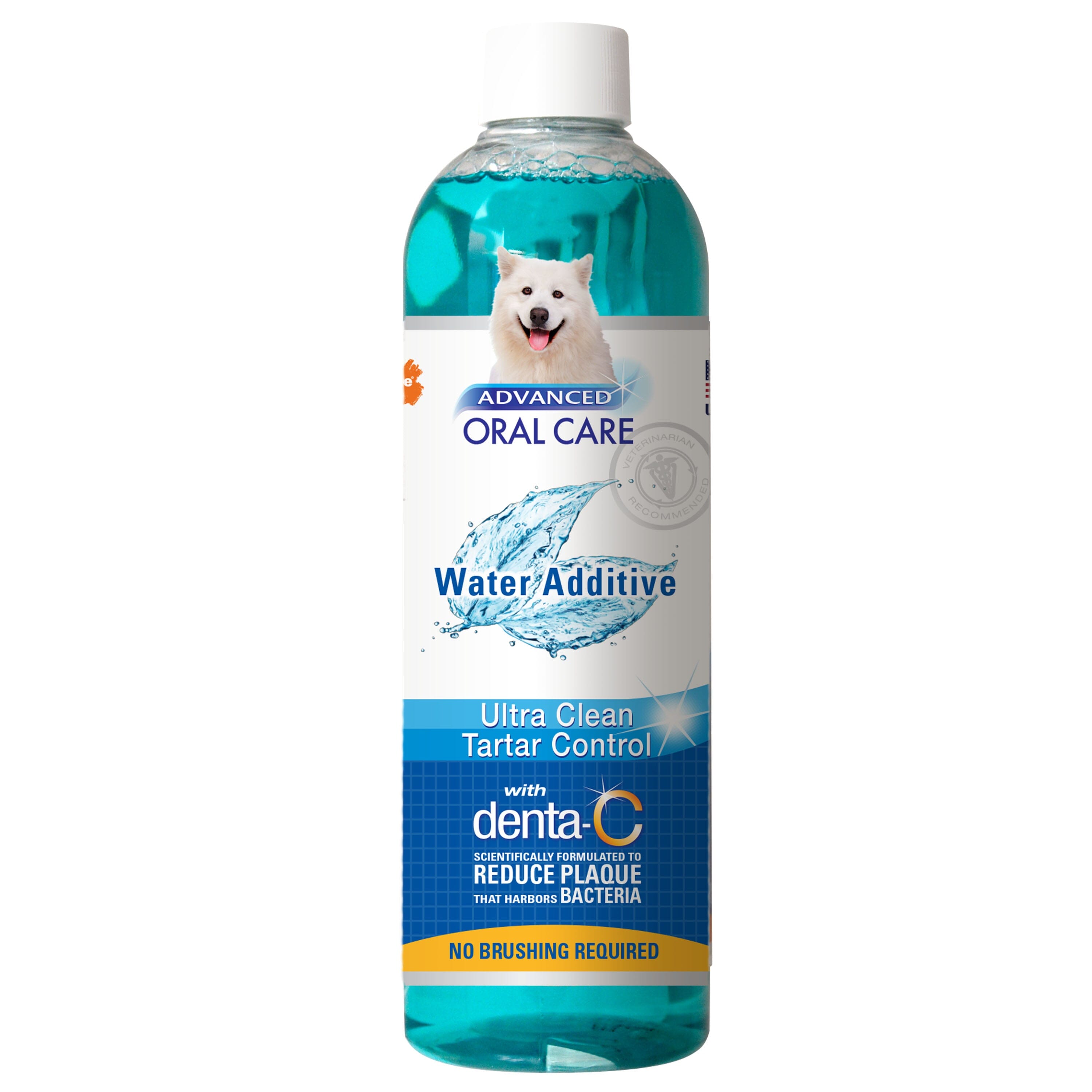 Nylabone Advanced Oral Care Water Additive for Dogs - Liquid Tartar Remover Original - 16 Oz.