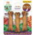 Nylabone Healthy Edibles Natural Chew Variety Pack Dog Biscuits Treats - Assorted - Petite - 3 Pack