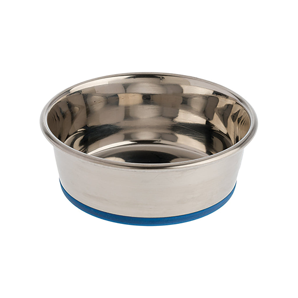 OurPets Premium Stainless Steel Dog Bowl - Silver - 1.2 pt  