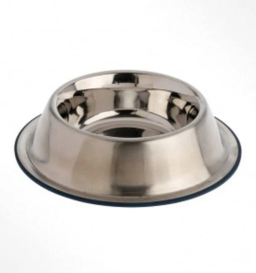OurPets Premium Stainless Steel Non-Tip Dog Bowl - Medium
