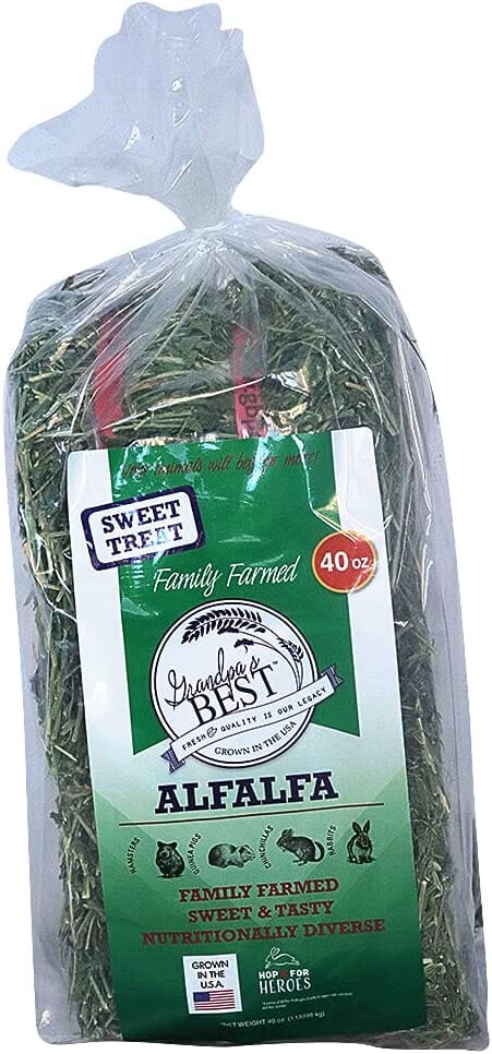 Tasty Hay and Herb Treat Bags for Small Animals