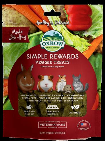 Oxbow Simple Rewards Veggie Treats - 3 oz Bag