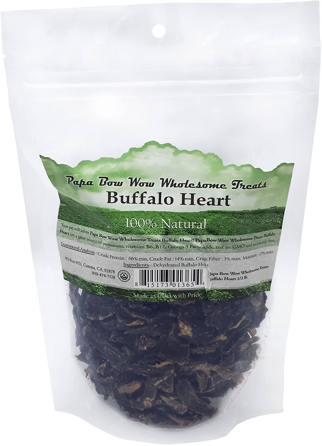 Papa Bow Wow Heart Dog Treats and Natural Chews - 0.5 lb