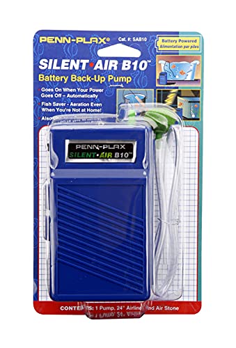 Penn Plax Silent Air Battery Operated Air Pump B10 Pet Life