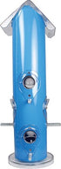 Perky-Pet Metal Tube Wild Bird Tubed Wild Bird Feeder - Blue - 1 Lb Cap