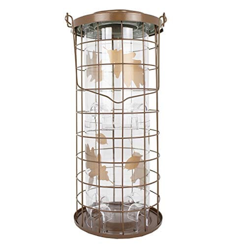 Perky-Pet Squirrel Stumper Bird Tubed Wild Bird Feeder - Bronze - 3 Lbs Cap