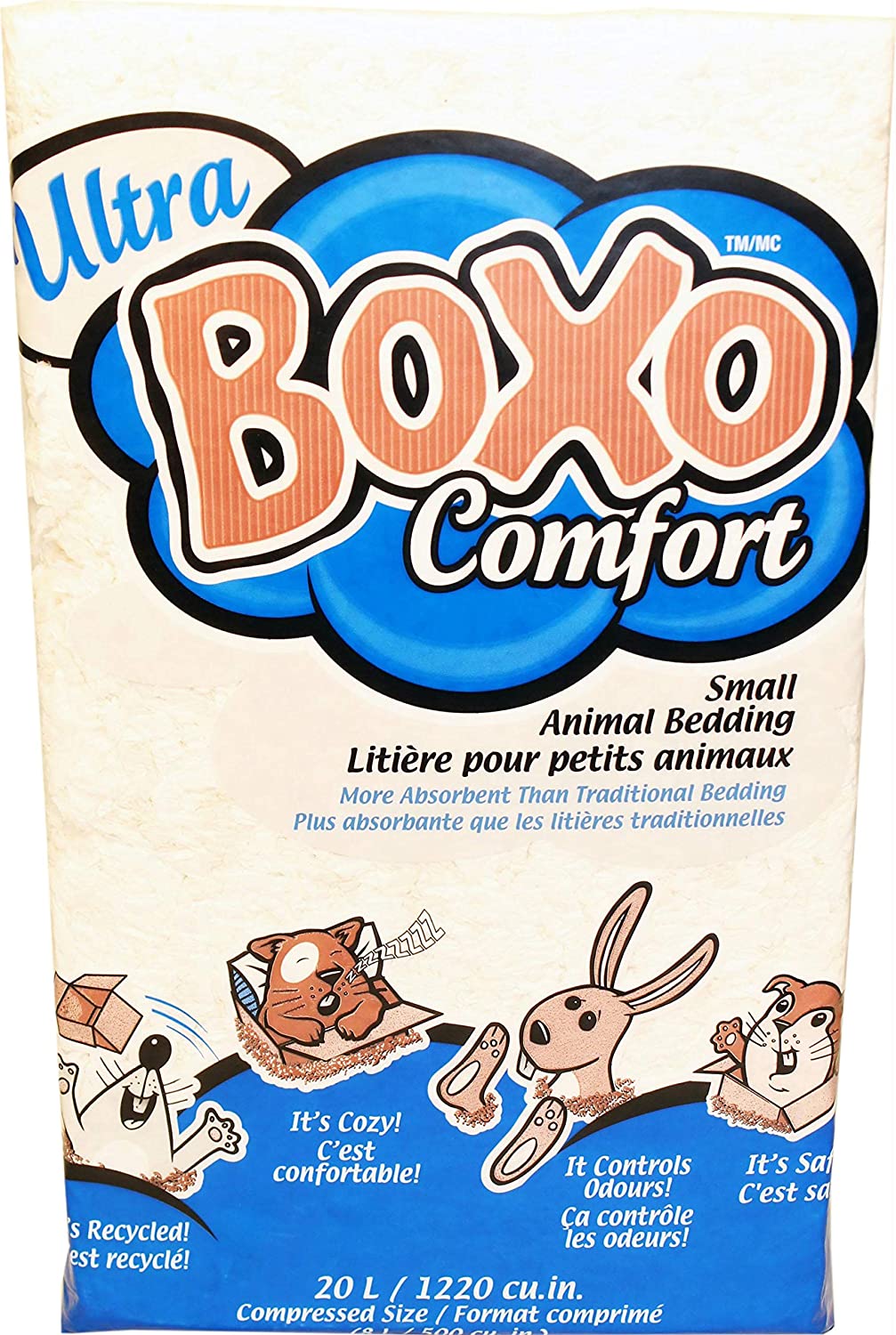 Pestell Boxo ULTRA Small Animal Bedding - 20 Ltr - Case of 4