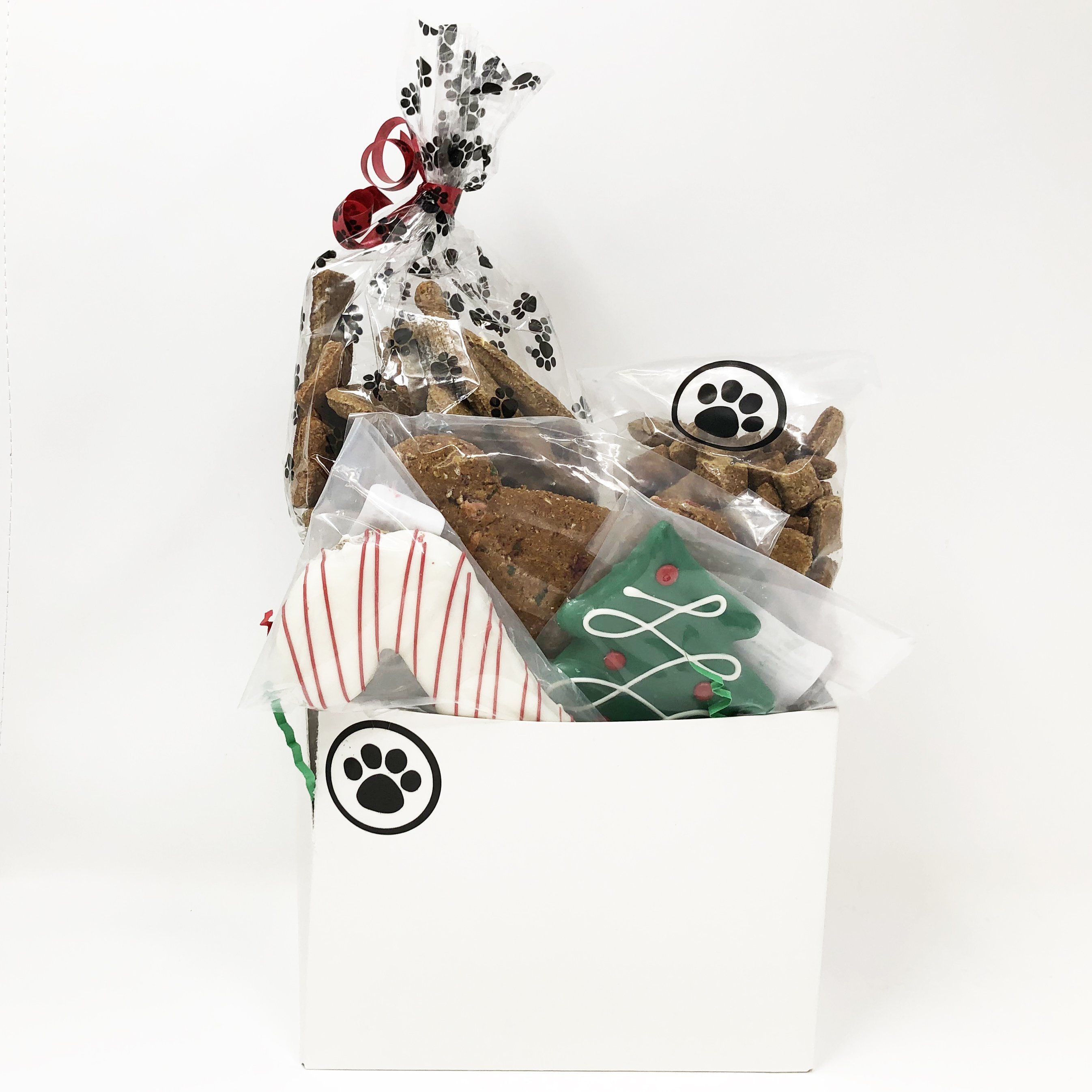 Pet Life 5 Piece Small Christmas Dog Biscuits and Treats Holiday Gift Set