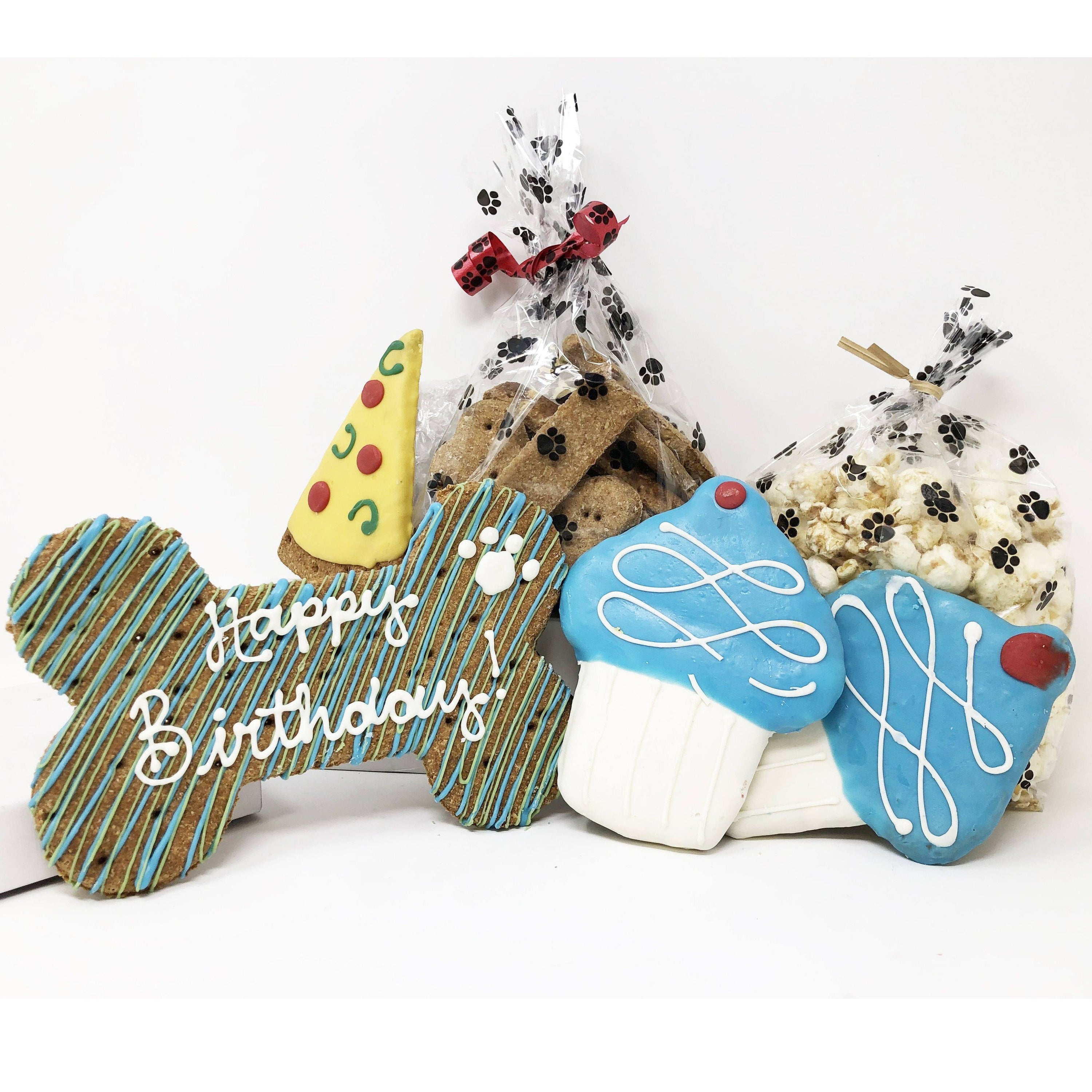 Pet Life 6 Piece 'Happy Birthday' Dog Biscuits and Treats Gift Set