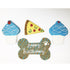 Pet Life 6 Piece 'Happy Birthday' Dog Biscuits and Treats Gift Set