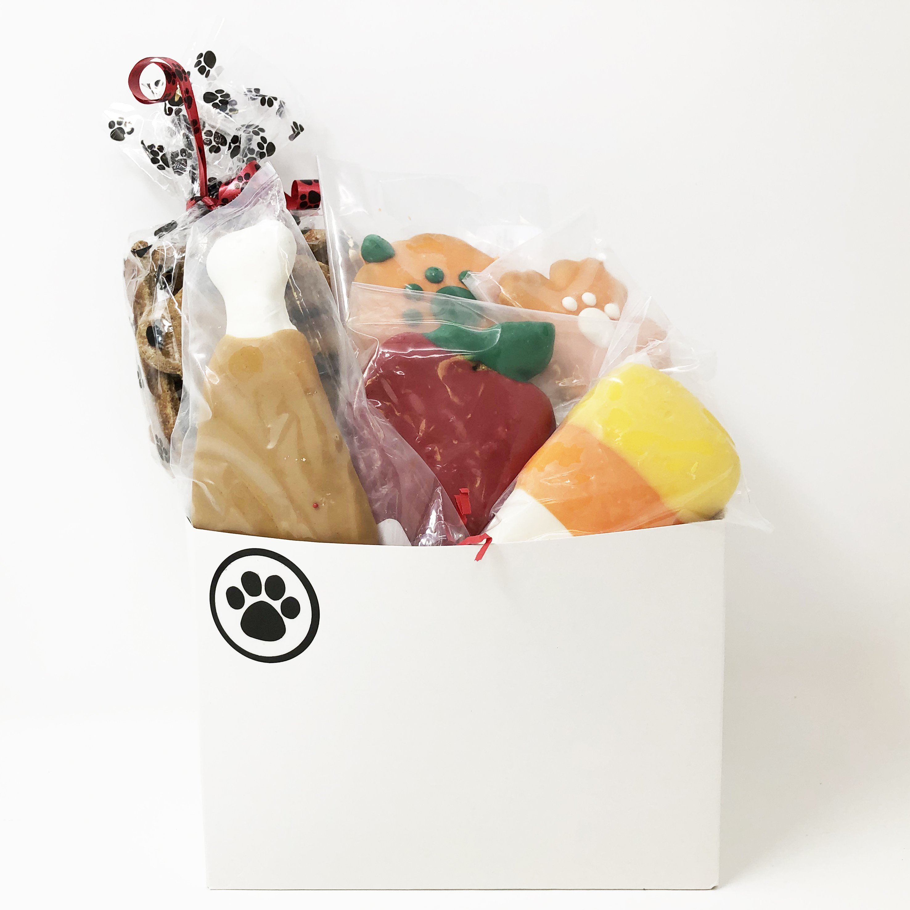 Pet Life 6 Piece 'Happy Thanksgiving' Feast Dog Biscuits and Treats Gift Set