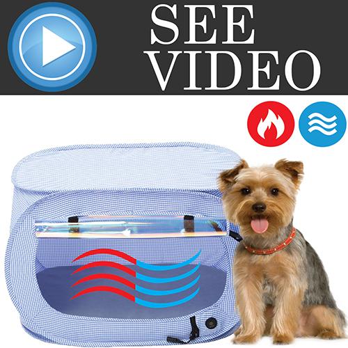 Electric Heated Dog Crate, Pet Tent Bed