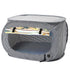 Pet Life "Enterlude" Electric Heating Wire Folding Travel Pet Tent Crate Grey