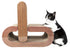 Pet Life ® 2-In-1 'Pill Shaped' Premium Quality Modular Kitty Cat Scratcher Lounger Lounge with Catnip  