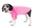 Pet Life ® Active 'Chewitt Wagassy' 4-Way-Stretch Yoga Fitness Long-Sleeve Dog T-Shirt X-Small Light Pink