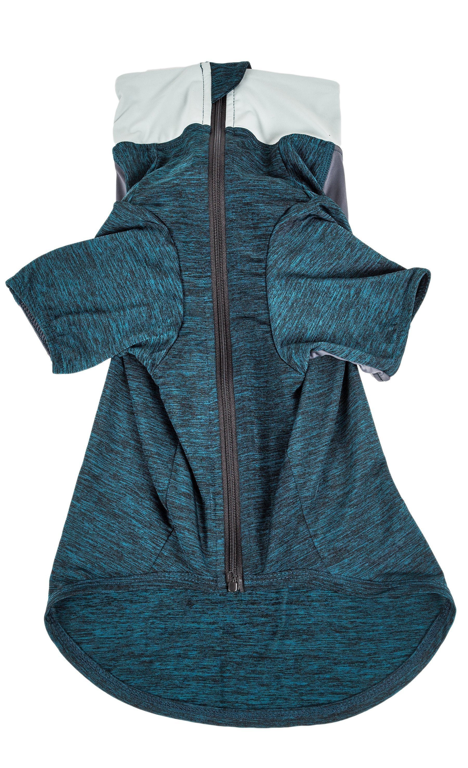 Pet Life ® Active 'Chewitt Wagassy' 4-Way-Stretch Yoga Fitness Long-Sleeve Dog T-Shirt