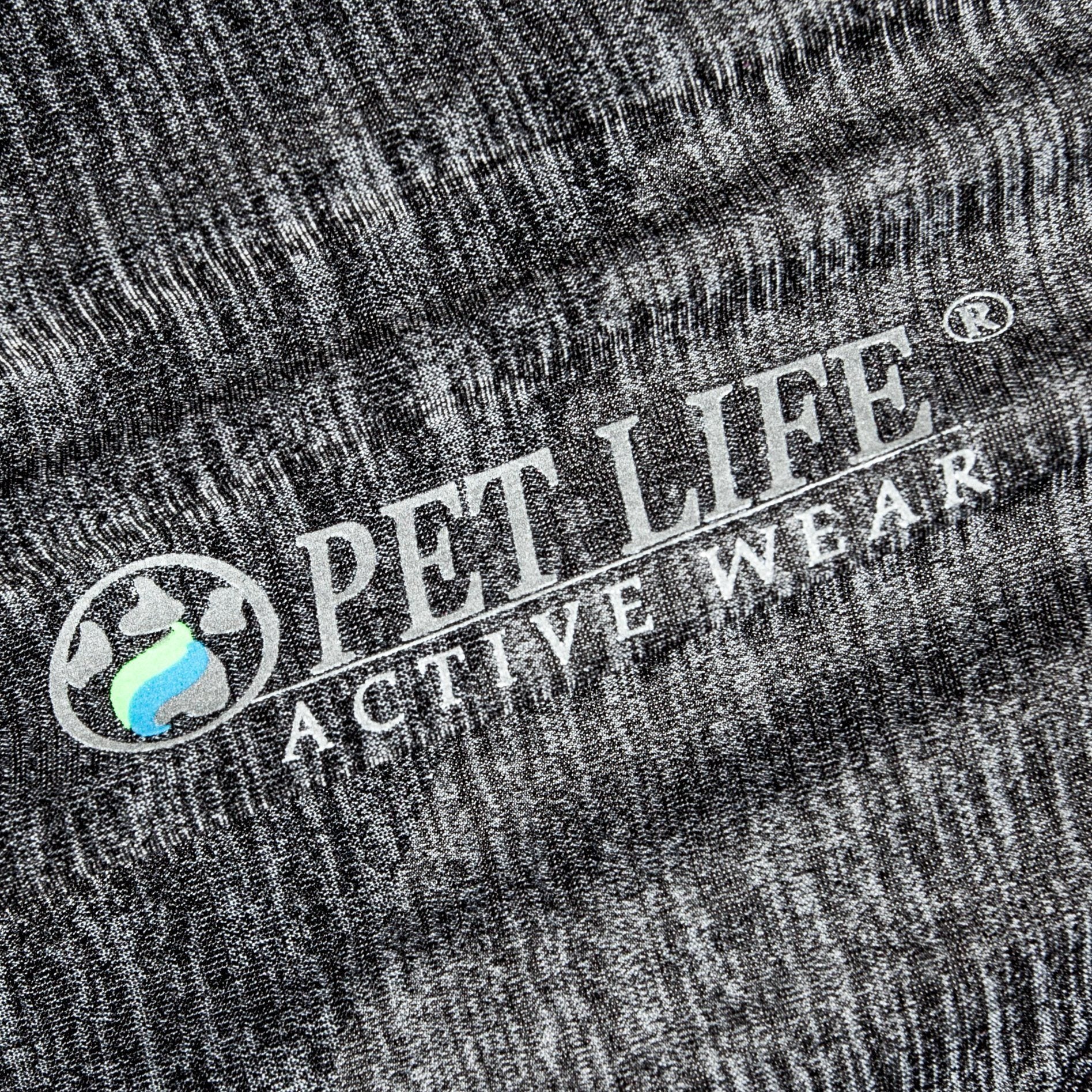 Pet Life ® Active 'Chewitt Wagassy' 4-Way-Stretch Yoga Fitness Long-Sleeve Dog T-Shirt