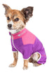 Pet Life ®  Active 'Embarker' 4-Way Stretch Fitness Yoga Full Body Dog Tracksuit