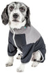 Pet Life ®  Active 'Embarker' 4-Way Stretch Fitness Yoga Full Body Dog Tracksuit