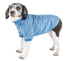Pet Life ® Active 'Fur-Flex' Stretch and Quick-Dry Anti-Odor Fitness Yoga Dog Polo T-Shirt X-Small Blue
