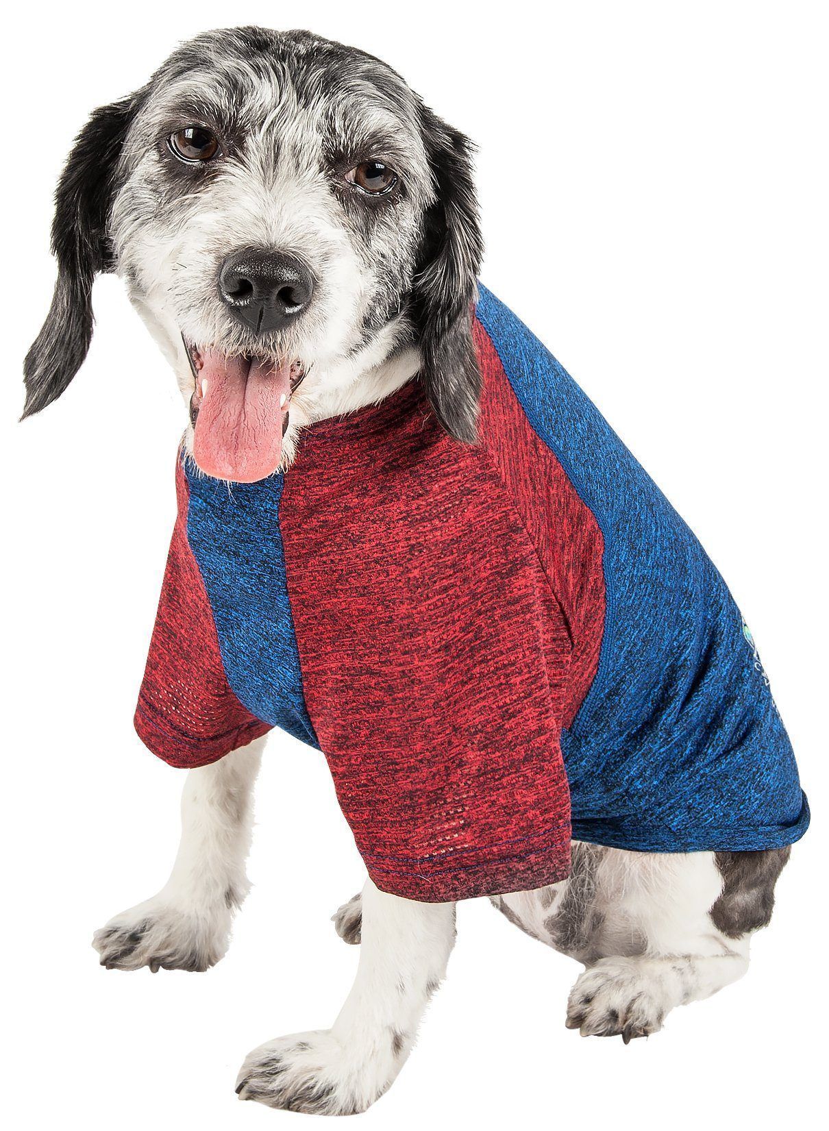 Pet Life ® Active 'Hybreed' 4-Way-Stretch Fitness Performance Dog T-Shirt