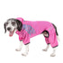 Pet Life ® Active 'Pawsterity' Mediumweight 4-Way-Stretch Yoga Fitness Dog Tracksuit Hoodie X-Small Pink