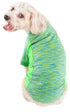 Pet Life ® Active 'Warf Speed' Heathered Ultra-Stretch Yoga Fitness Dog T-Shirt
