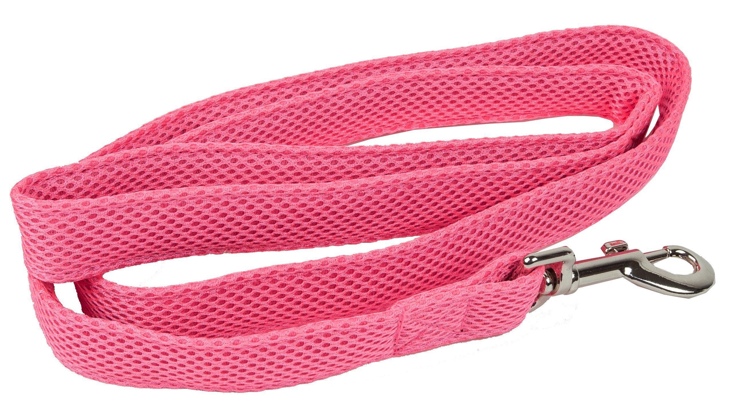 Pet Life ® 'Aero Mesh' Breathable and Adjustable Dual Sided Thick Mesh Dog Leash Pink