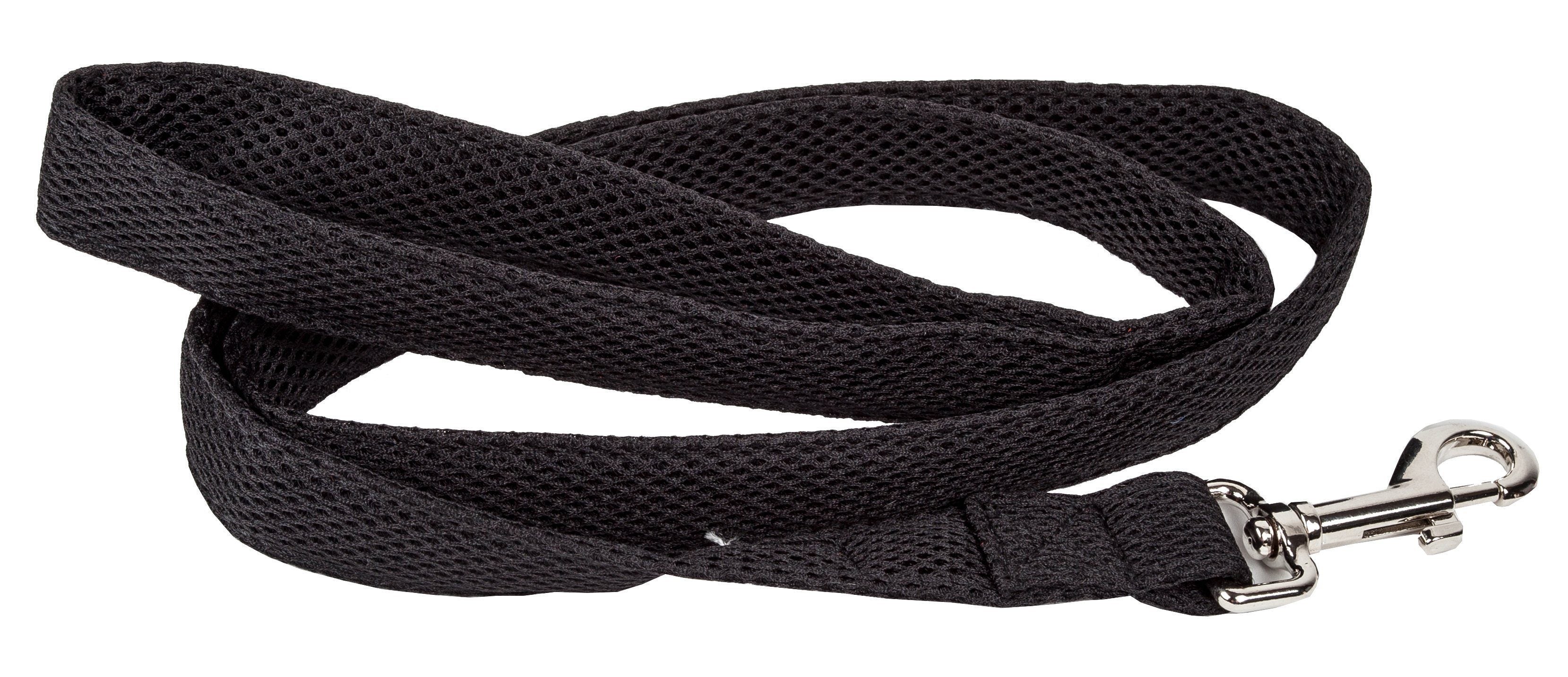 Pet Life ® 'Aero Mesh' Breathable and Adjustable Dual Sided Thick Mesh Dog Leash Black