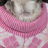Pet Life ® 'Argyle Style' Ribbed Knitted Fashion Designer Dog Sweater  