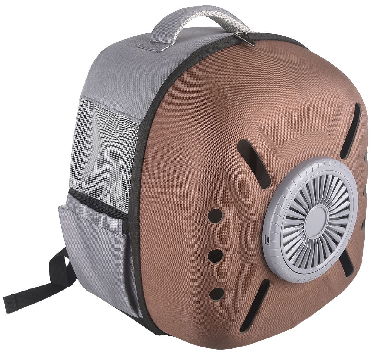 Pet Life ® 'Armor-Vent' External USB Powered Backpack with Built-in Cooling Fan