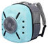 Pet Life ® 'Armor-Vent' External USB Powered Backpack with Built-in Cooling Fan Blue