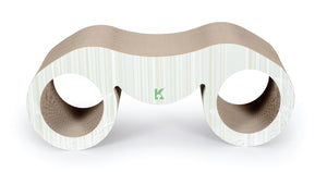 Pet Life ® 'Binocular' Premium Quality Kitty Cat Scratcher Lounger Lounge with Catnip D...