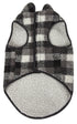 Pet Life ®  'Black Boxer' Classical Fashion Insulated Plaid Dog Coat