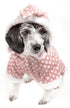 Pet Life ® 'Bow-Couture' Polka-Dot Bowed Insulated Dog Sweater Jacket