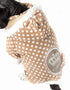 Pet Life ® 'Bow-Couture' Polka-Dot Bowed Insulated Dog Sweater Jacket