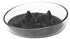 Pet Life ® 'Cirlicue' Mountain Shaped Modern Slow Feeding Pet Bowl Black