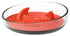 Pet Life ® 'Cirlicue' Shark Fin Shaped Modern Slow Feeding Pet Bowl Orange