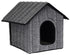 Pet Life ® 'Collapsi-Pad' Folding Lightweight Travel Pet House with inner Mat Gray