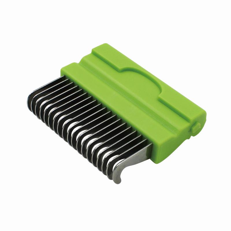 Pet Life ® 'Conversion' 5-in-1 Interchangeable Dematting and Deshedding Bristle Pin and Massage Grooming Pet Comb