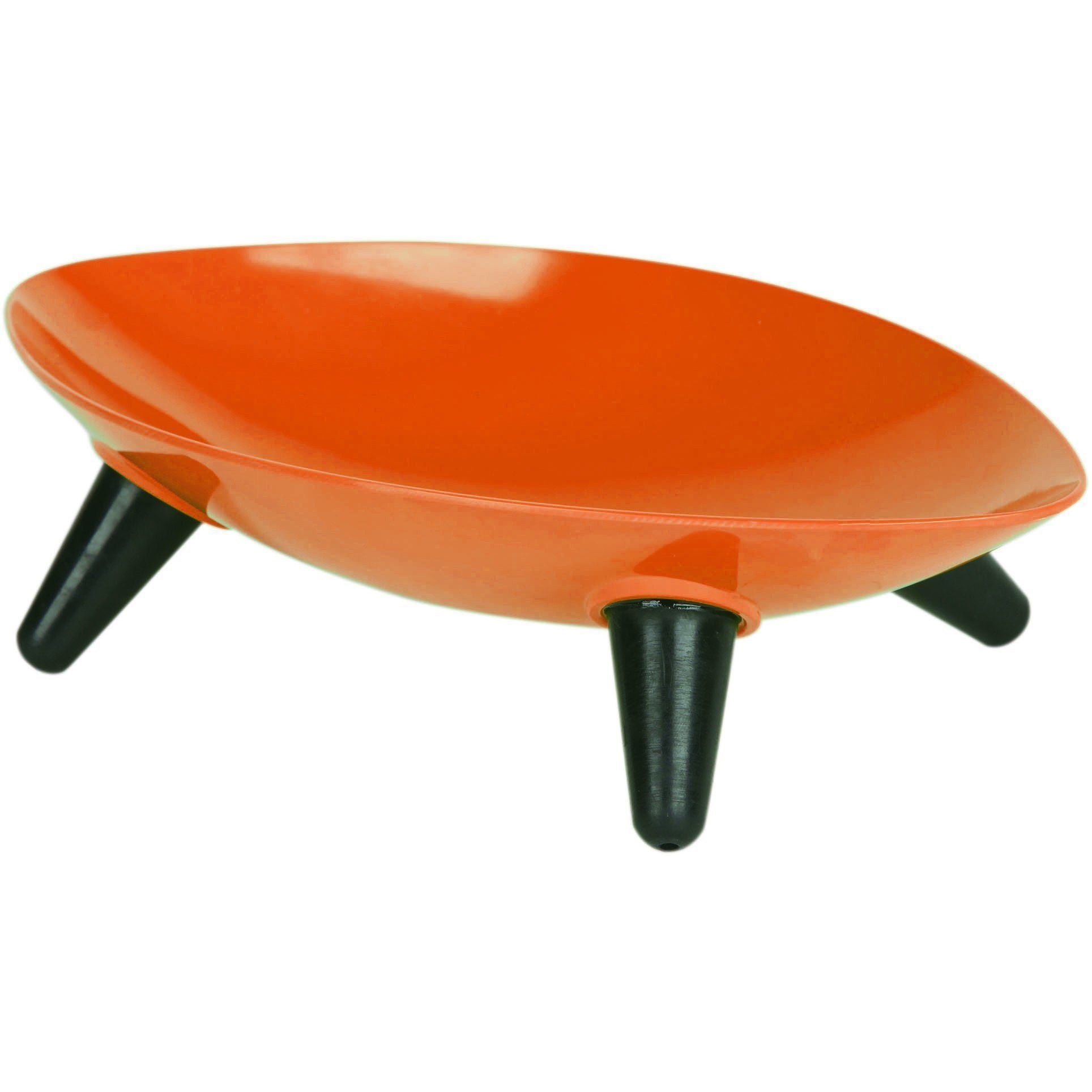 Pet Life ® 'Couture Sculptured' Dishwasher Safe Melamine Pet Bowl Orange