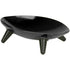 Pet Life ® 'Couture Sculptured' Dishwasher Safe Melamine Pet Bowl Black