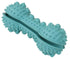 Pet Life ® 'Denta-Bone' TPR Treat Dispensing and Dental Cleaning Durable Dog Toy Blue
