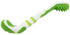 Pet Life ® 'Denta-Brush' TPR Durable Tooth Brush and Dog Toy Green