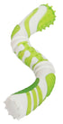 Pet Life ® 'Denta-Twist' TPR Durable Dental Chew Toy Green