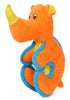 Pet Life ® 'Dino-Funimal' Animated Nylon Plush Squeaker Dog Toy Orange