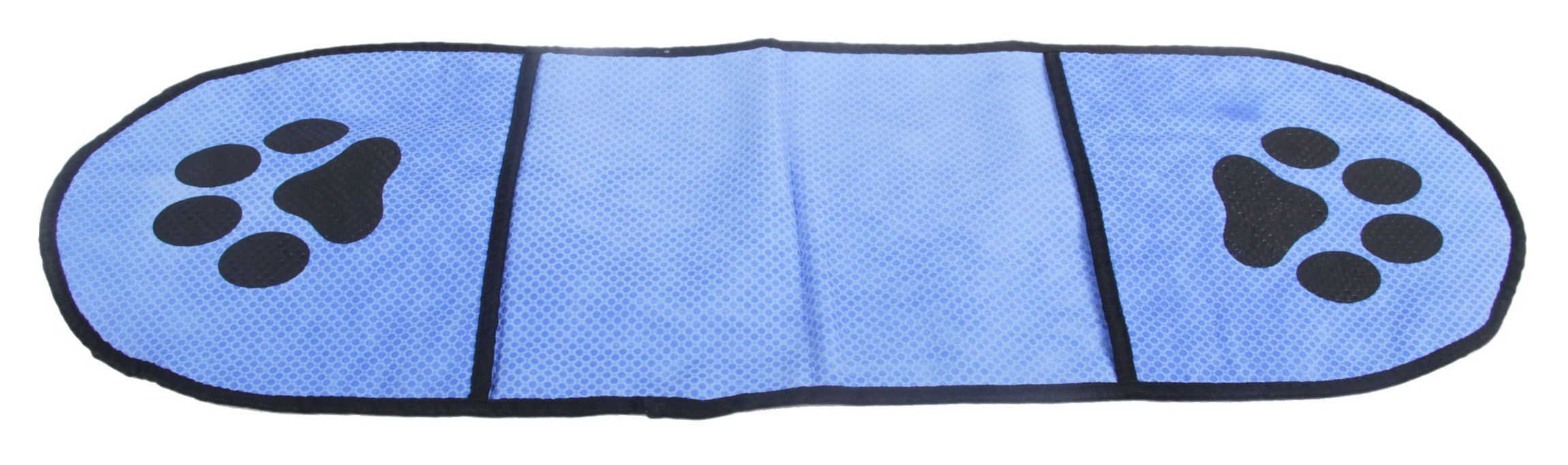 Pet Life ® 'Dry-Aid' Hand Inserted Bathing and Grooming Quick-Drying Microfiber Pet Towel Blue