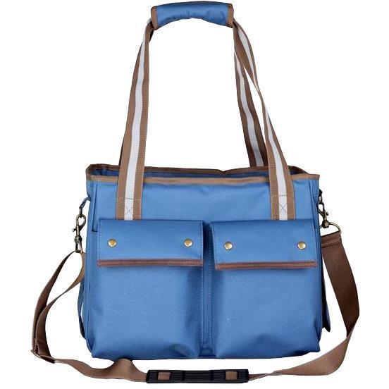 Pet Life ® Dual Snap Pocketed Fashion Designer Canvas Travel Pet Dog Carrier Default Title