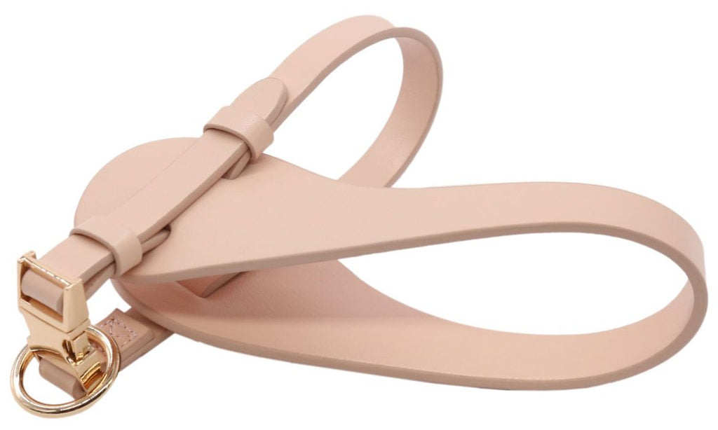 Pet Life ® 'Ever-Craft' Boutique Series Adjustable Designer Leather Dog Harness Pink Small