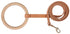 Pet Life ® 'Ever-Craft' Boutique Series Beechwood and Leather Designer Dog Leash Brown